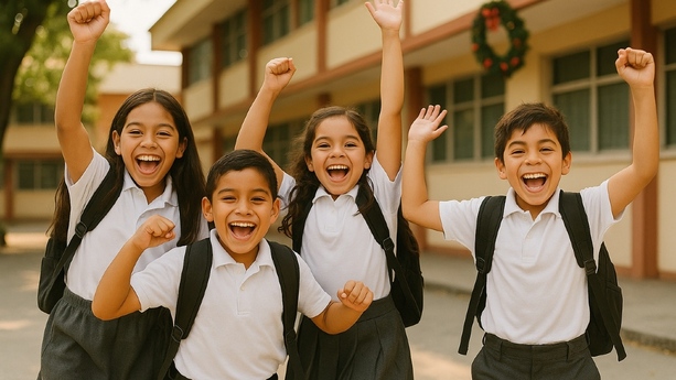 SEP adelantará las vacaciones de diciembre este 2025; en esta fecha inician. Foto: Sora IA