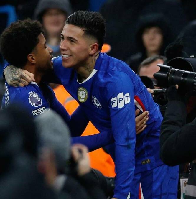 Enzo Fernández puso cifras definitivas (Reuters)