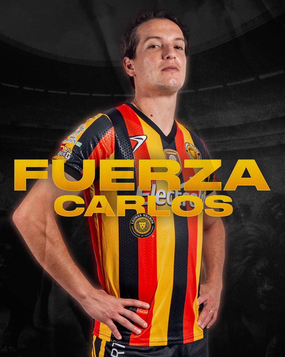 Leones Negros le brindó su apoyo a Carlos Fierro / X: Leones Negros