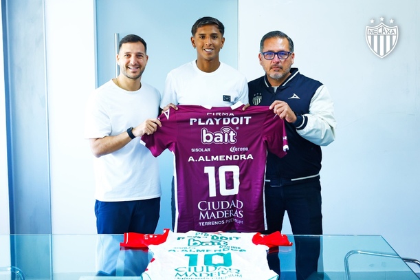 Agustín Almendra, nuevo refuerzo del Necaxa (X @ClubNecaxa)