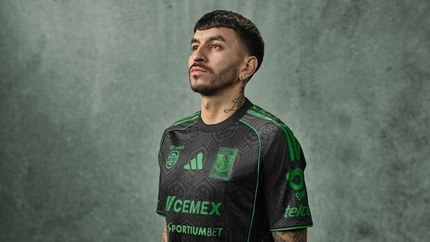 Ángel Correa se vistió con el nuevo jersey de Tigres. (Foto: Tigres/adidas)