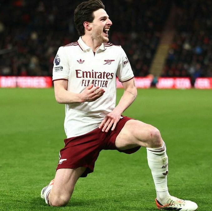 Declan Rice marcó doblete (Reuters)