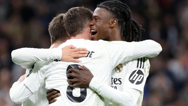 Federico Valverde regresó a Real Madrid a la lucha por el liderato (EFE)