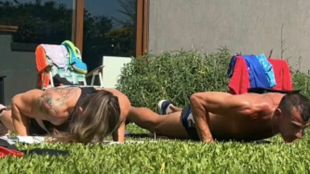 Nahuel trabaja con Mel Rodríguez. (Foto: captura de pantalla)