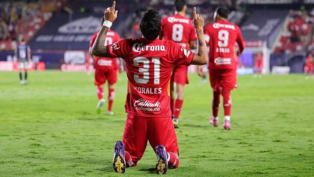 Robert Morales, durante un partido de Toluca (Imago7)