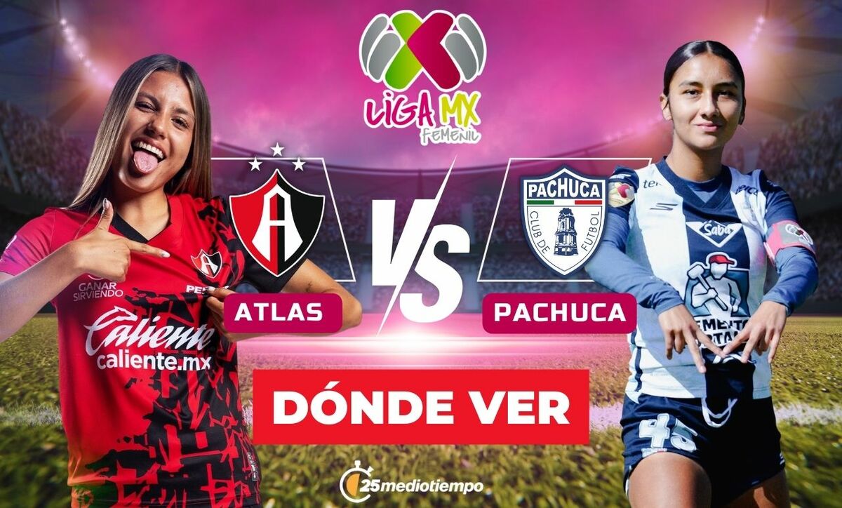 Atlas vs. Pachuca Femenil: dónde y a qué hora ver EN VIVO J1 CL 2026