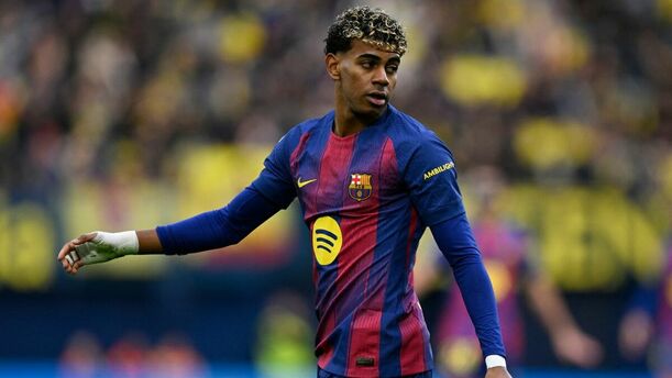 Lamine Yamal ante el Villarreal (Reuters)