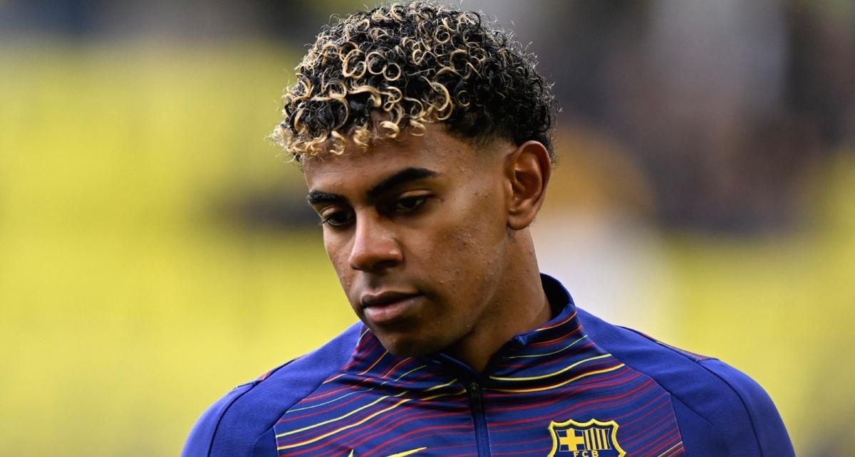 Lamine Yamal se ausentó del último entrenamiento del Barcelona (Reuters)
