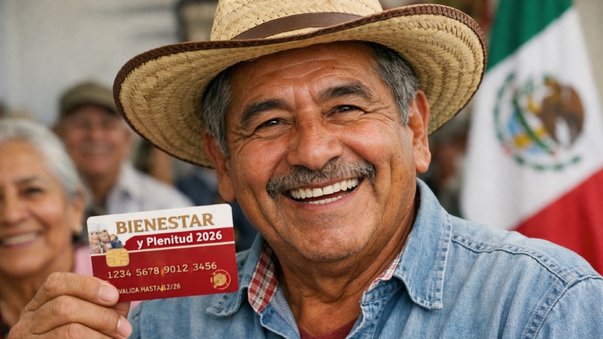 Programa 'Bienestar y Plenitud' abre registro para hombres de 63 y 64 años y obtener más de $3 mil pesos bimestrales. Foto: Sora IA