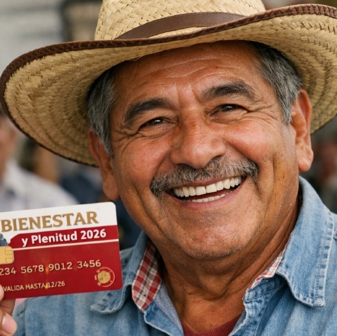 Programa 'Bienestar y Plenitud' abre registro para hombres de 63 y 64 años y obtener más de $3 mil pesos bimestrales. Foto: Sora IA