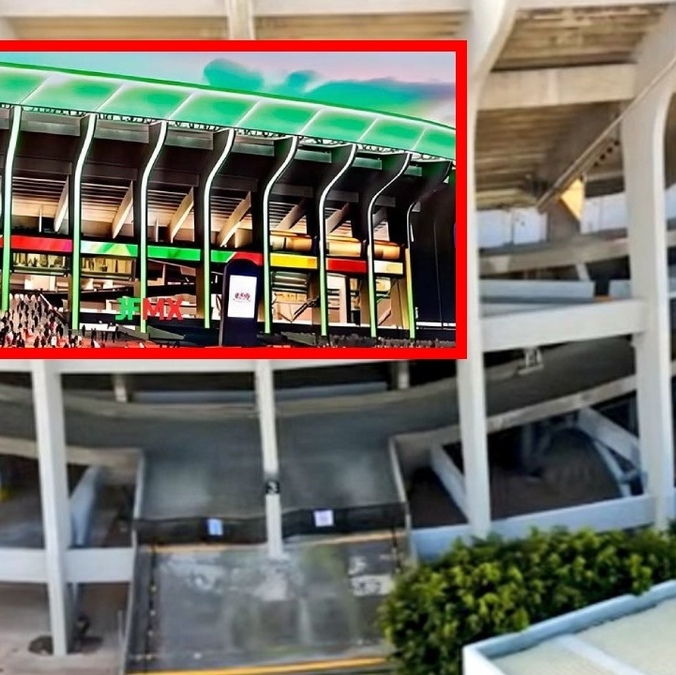 Los trabajaos de remodelación en el Estadio Banorte continúan (X @MXESTADIOS)