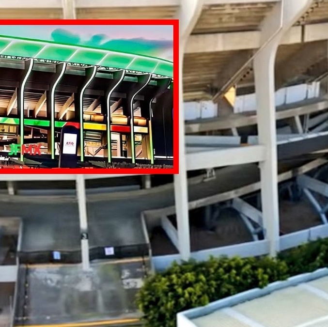 Los trabajaos de remodelación en el Estadio Banorte continúan (X @MXESTADIOS)