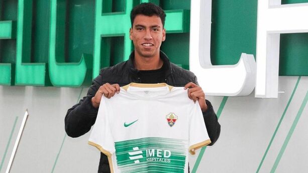 Jesús Hernández en su paso con el Elche de España (Cortesía)