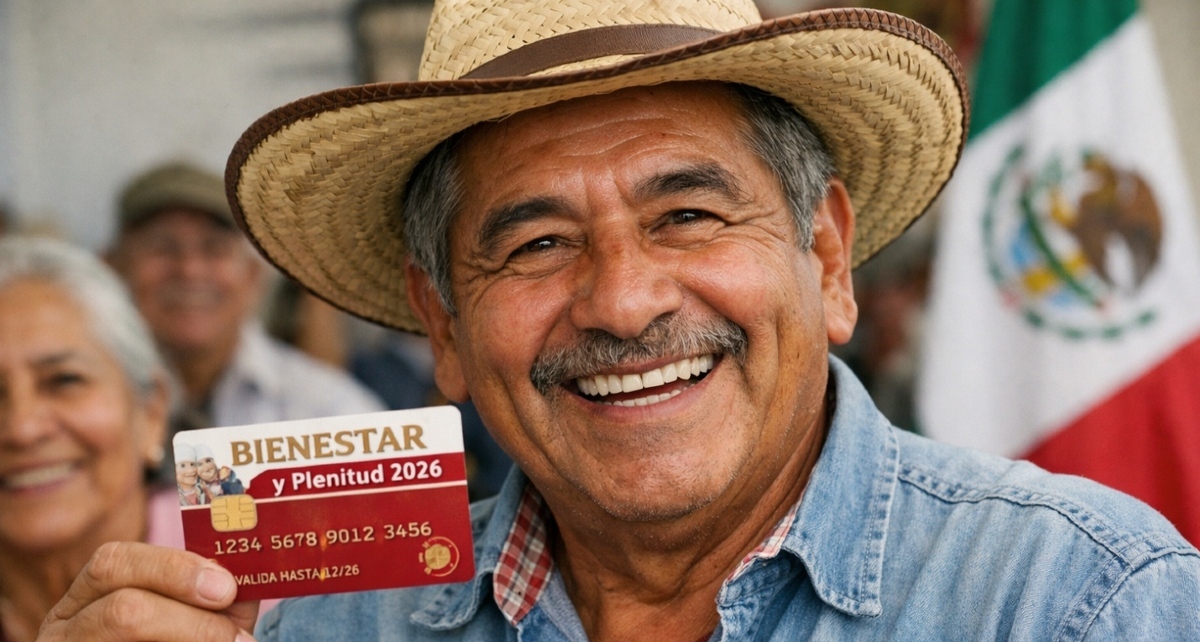 Programa 'Bienestar y Plenitud' abre registro para hombres de 63 y 64 años y obtener más de $3 mil pesos bimestrales. Foto: Sora IA
