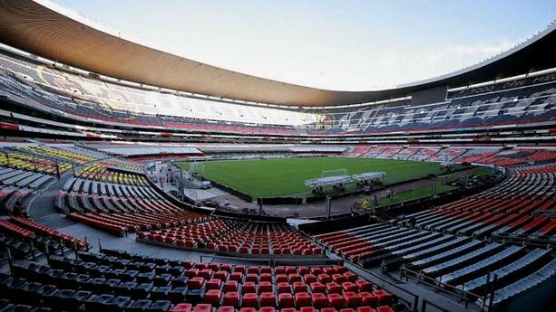 Vista desde las gradas del Estadio Azteca (Mexsport)