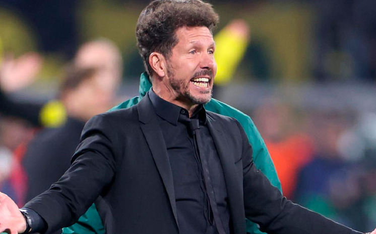 Simeone sumó otro fracaso con Atlético de Madrid. (Foto: EFE)