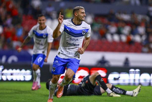 Germán Berterame celebrando un gol / Mexsport