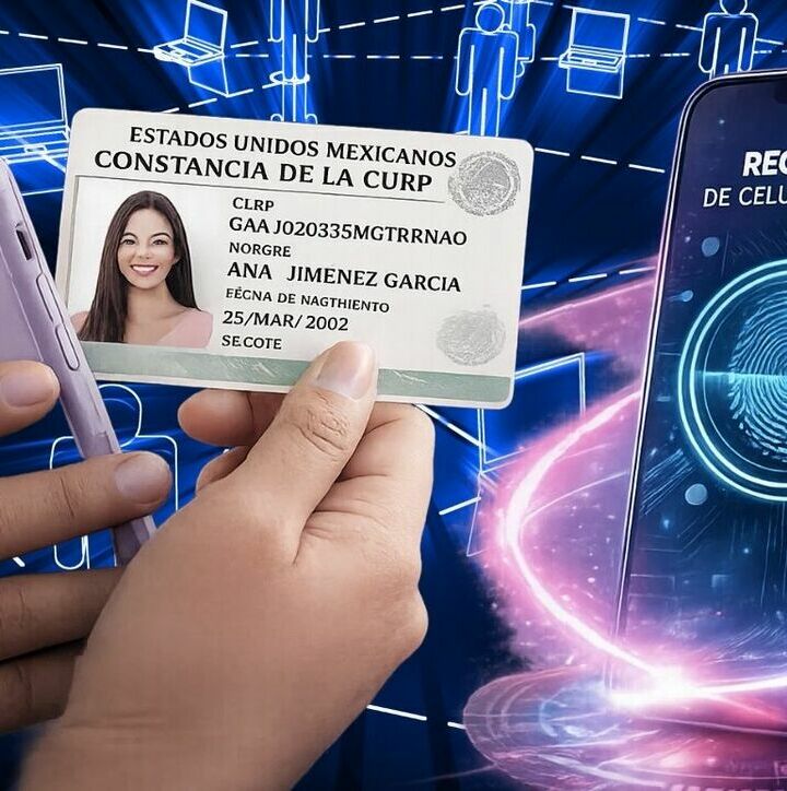Así puedes hacer el registro de celulares 2026 en línea usando CURP biométrica. (FOTO): Especial.