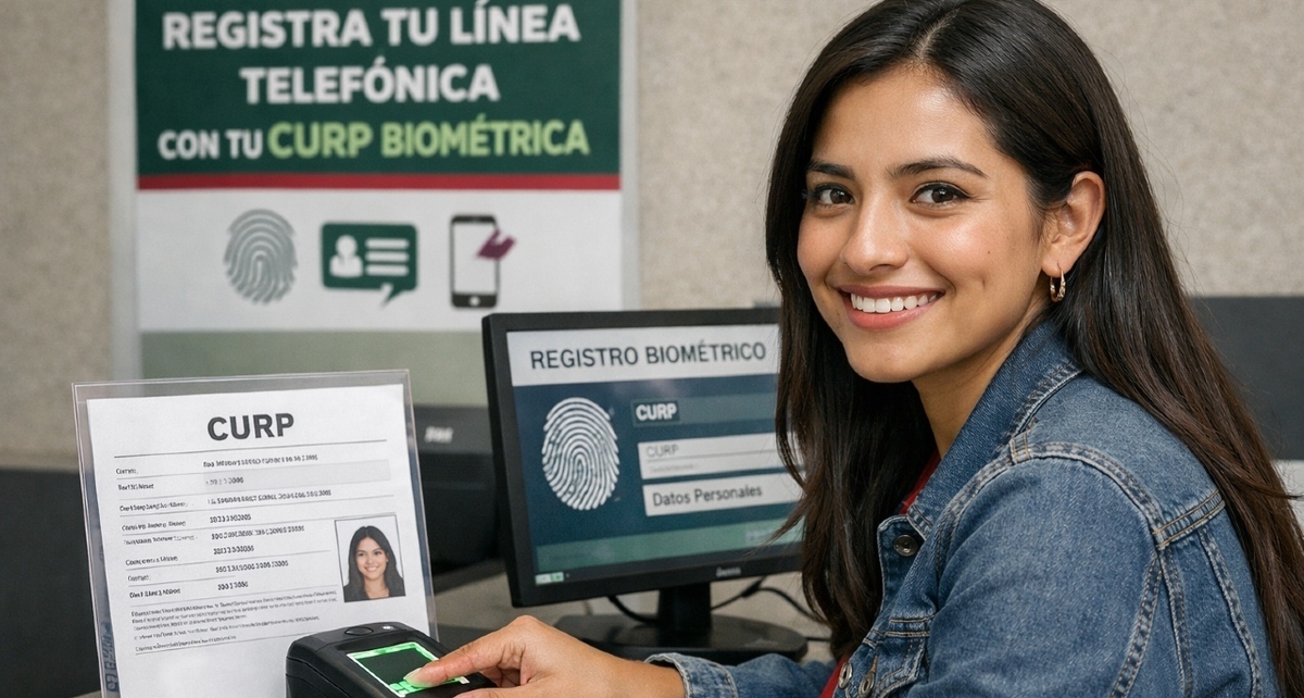 El registro de líneas telefónicas comienza este 9 de enero del 2026 y podrías necesitar la CURP Biométrica para realizar la vinculación. Foto: Sora IA