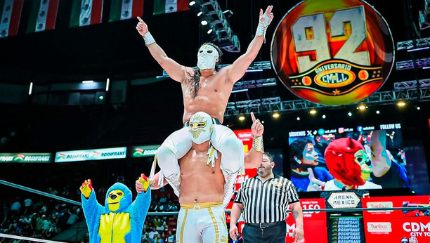 Místico y Bandido se llevaron una gran victoria. (Foto: Cortesía CMLL)