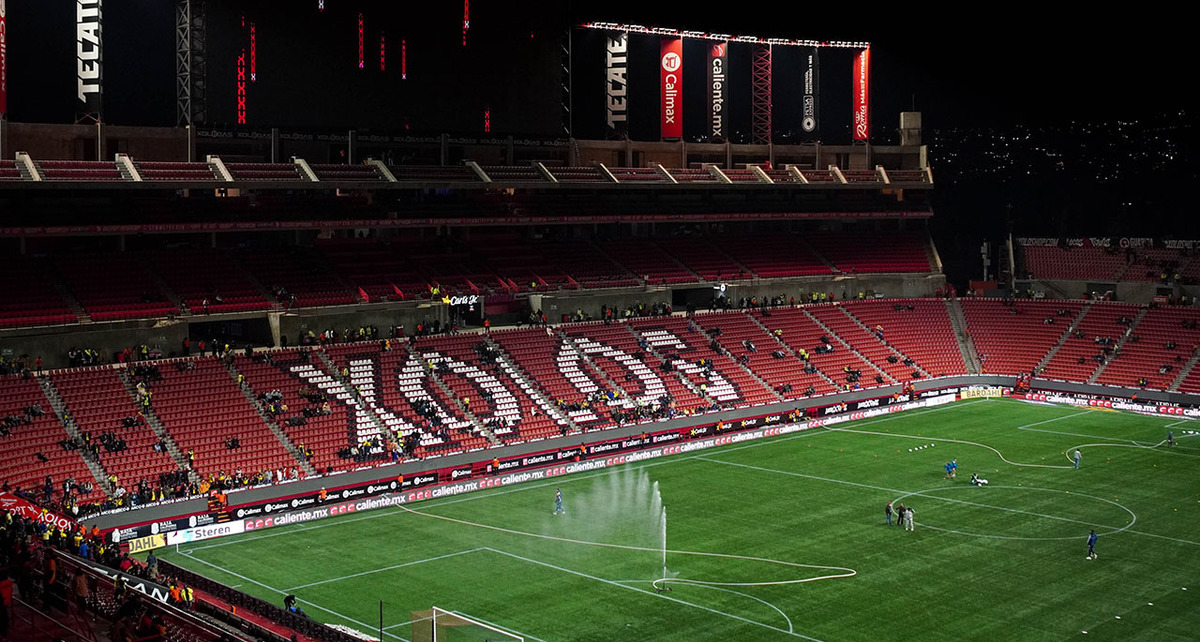 La cancha de Xolos vuelve a ser criticada. (Foto: Mexsport)