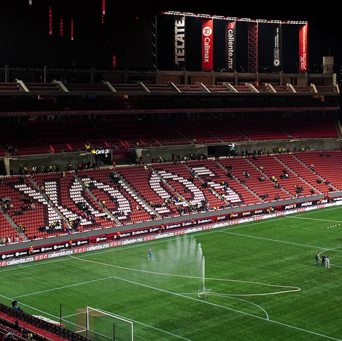 La cancha de Xolos vuelve a ser criticada. (Foto: Mexsport)