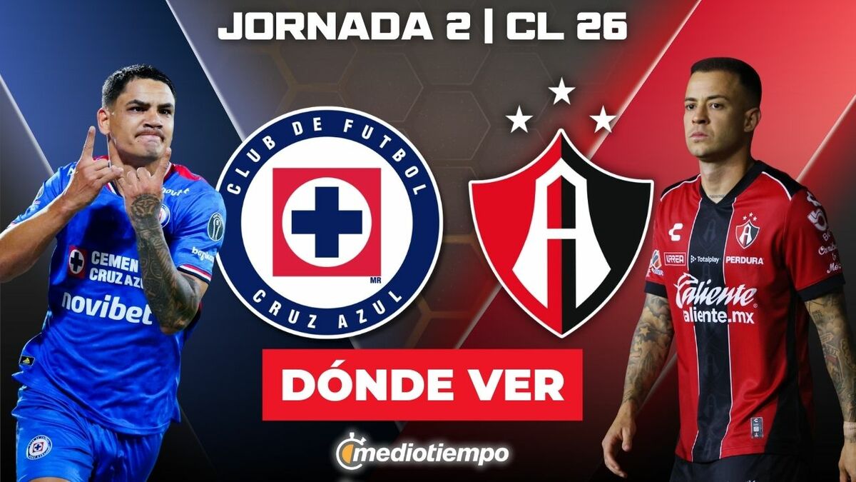 Rivalidades Cruz Azul vs Atlas Jornada 2 Clausura 2026