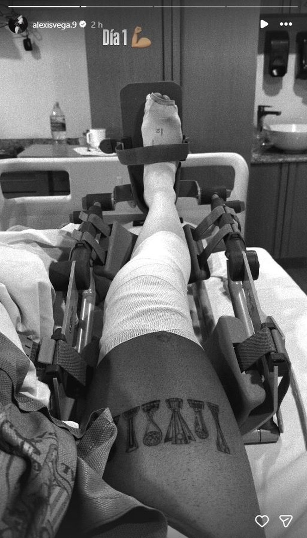 Alexis Vega volvió a pasar por el quirófano (@alexisvega)