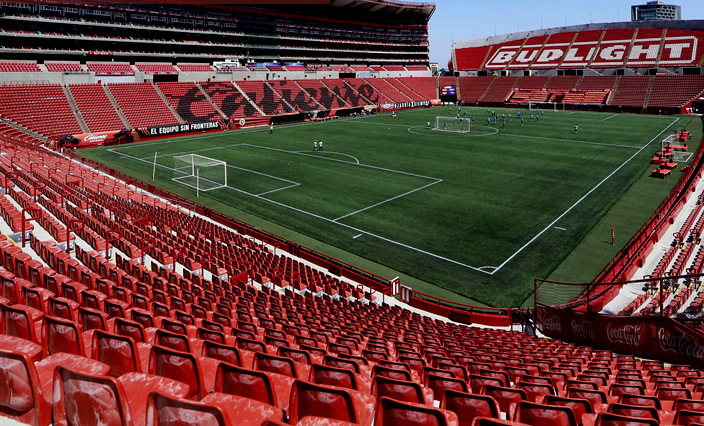 Estadio Caliente, la casa de los Xolos de Tijuana.