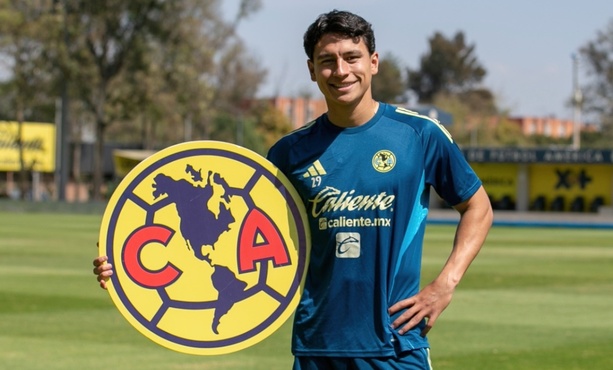 Ramon Juárez, jugador del Club América (mediotiempo)