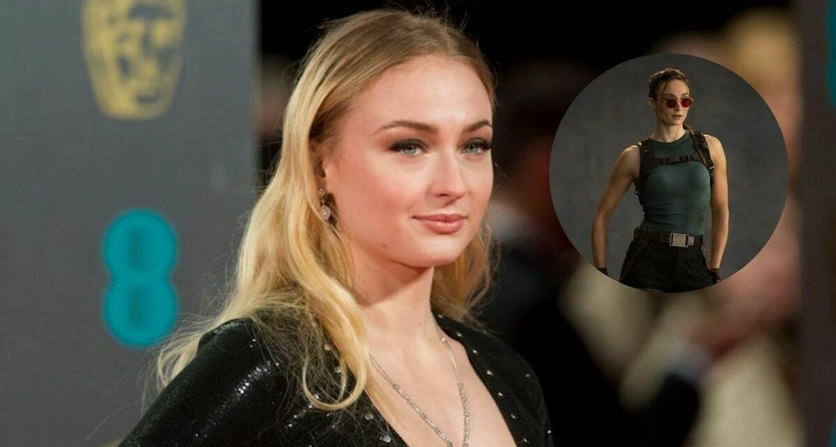 Revelan primer vistazo de Sophie Turner como Lara Croft