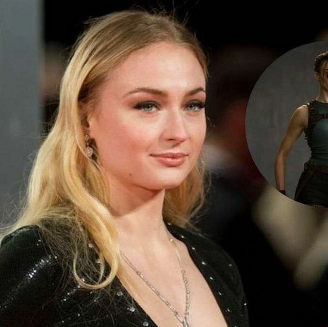 Revelan primer vistazo de Sophie Turner como Lara Croft