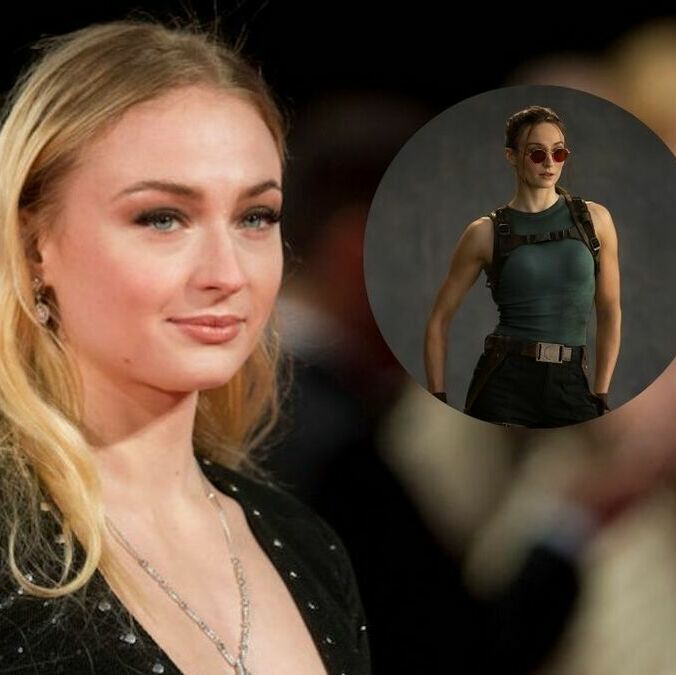 Revelan primer vistazo de Sophie Turner como Lara Croft