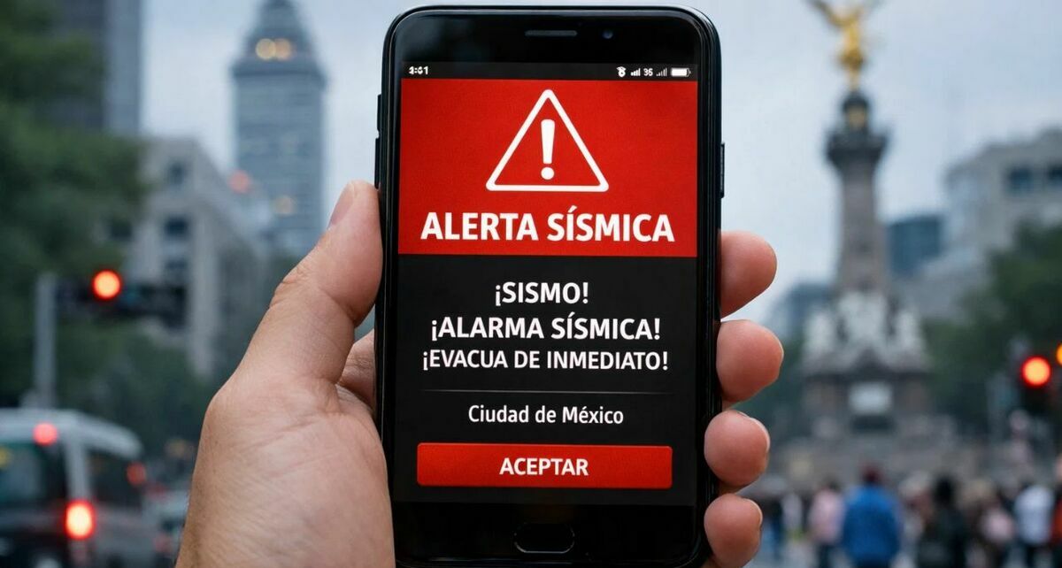 Alerta sísmica en los celulares (Mediotiempo IA)