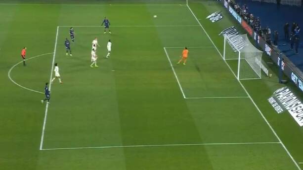 Dembéle marca golazo digno de Puskas / Captura de pantalla