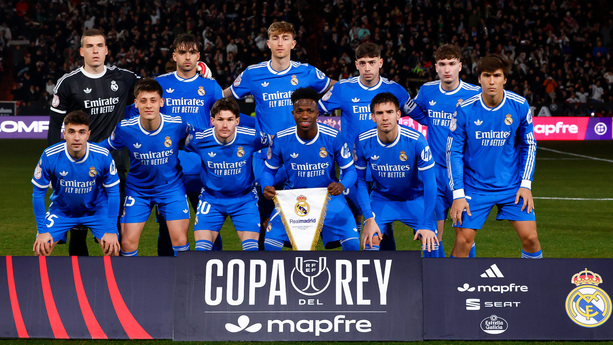 Equipo del Real Madrid que inició ante el Albacete