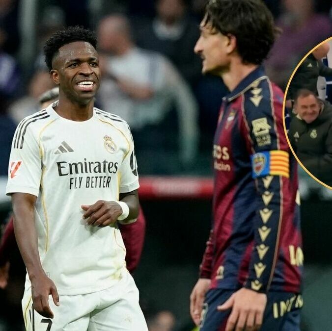 Vinícius no marcó ni asistió ante el Levante (Reuters)