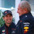 Checo Pérez y Helmut Marko en su etapa en Red Bull (Imago7)