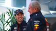 Checo Pérez y Helmut Marko en su etapa en Red Bull (Imago7)