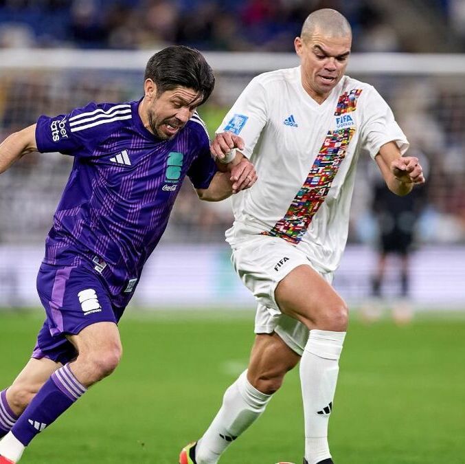 Oribe Peralta y Pepe en el Juego de Leyendas (Mexsport)