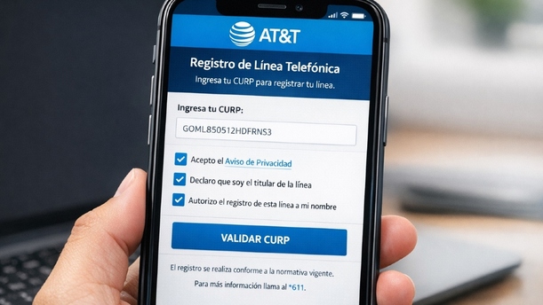 Así puedes realizar el registro de línea telefónica de manera remota con AT&T. Foto: Sora IA