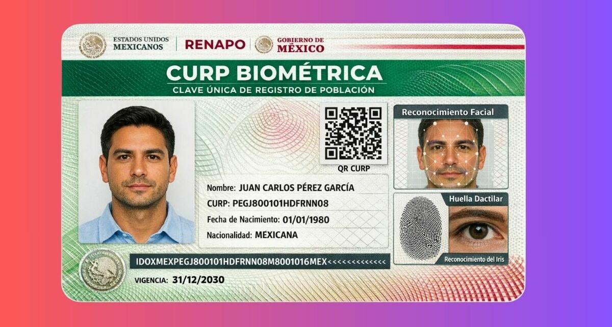 Ya se puede tramitar la CURP biométrica (Mediotiempo IA)