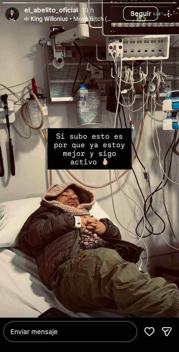 Hospitalizan de emergencia a Abelito, ex integrante de 'LCDLF' | Foto: @el_abelito_oficial