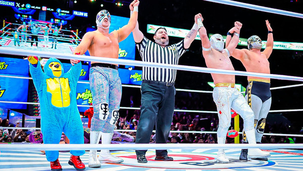 Místico, Atlantis Jr. y Xelhua se llevaron la estelar. (Foto: Cortesía CMLL)