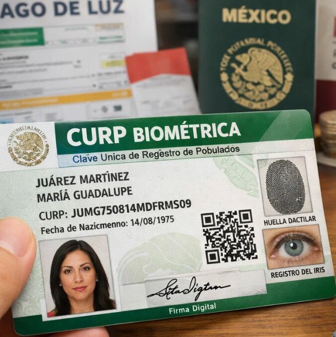 CURP biométrica: estos servicios y trámites ya la exigirán| Foto: IA