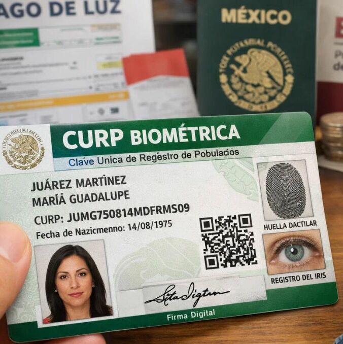 CURP biométrica: estos servicios y trámites ya la exigirán| Foto: IA