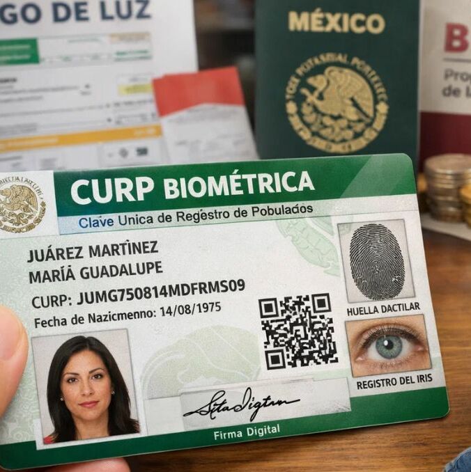 CURP biométrica: estos servicios y trámites ya la exigirán| Foto: IA