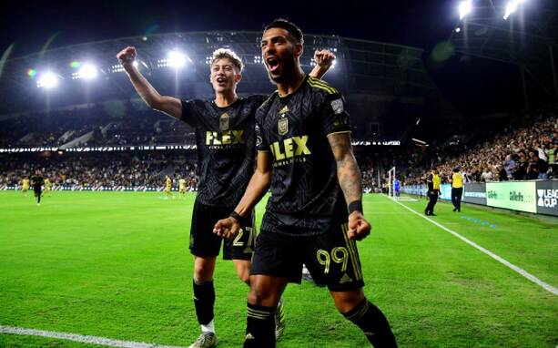 Denis Bouanga marcó doblete ante el cuadro de Salt Lake City. Foto: (Reuters)