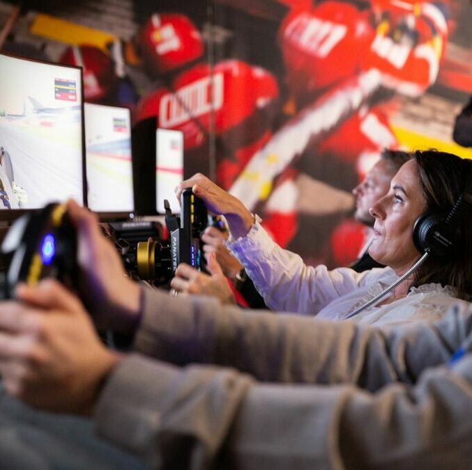 Habrá simuladores de carrera en la exposición de F1 (Cortesía)