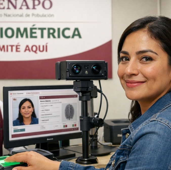Así puedes tramitar la cita de tu CURP Biométrica en línea. Foto: Sora IA